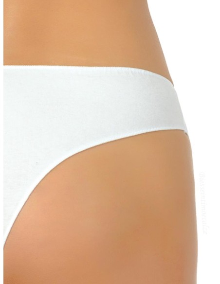 Brasiliana Slip Donna Cotone e Vita Bassa Marlene 14407