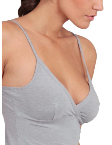 Top Canotta Donna Modal Spalla Stretta Forma Seno EGI 1133