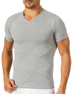 Maglia uomo cotone elasticizzato scollo a v Max Fender 30441