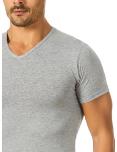 Maglia uomo cotone elasticizzato scollo a v Max Fender 30441 2