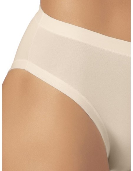 Slip donna cotone elasticizzato bordi piatti, Marlene 199056