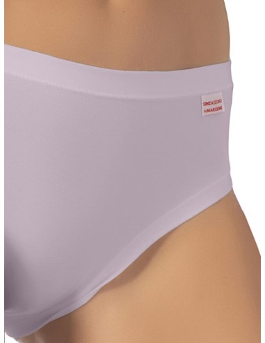 Slip donna cotone elasticizzato bordi piatti, Marlene 199056