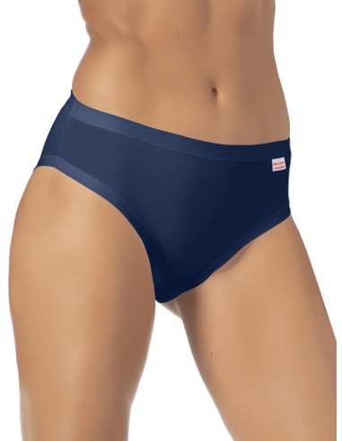 Slip donna cotone elasticizzato bordi piatti, Marlene 199056