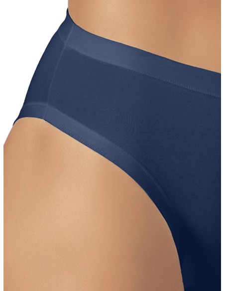 Slip donna cotone elasticizzato bordi piatti, Marlene 199056