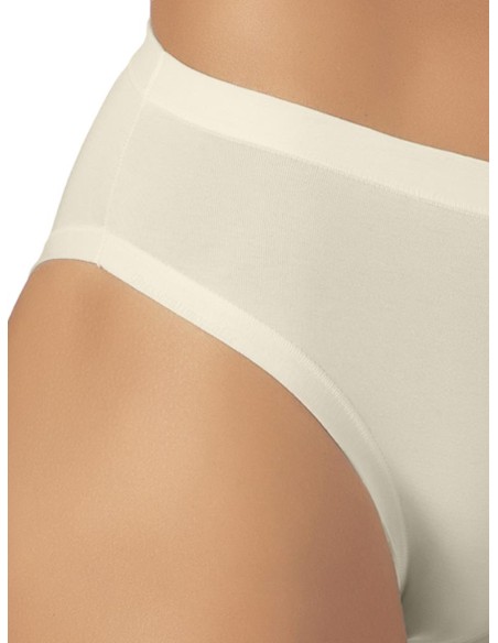Slip donna cotone elasticizzato bordi piatti, Marlene 199056