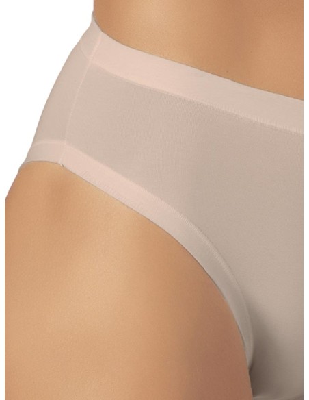 Slip donna cotone elasticizzato bordi piatti, Marlene 199056