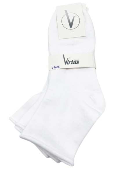 Calze Uomo Donna Corte Senza Elastico Virtus - 3 Paia