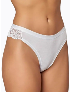 Slip Brasiliana Donna Vita Bassa Viscosa Pizzo Marlene 14371 2