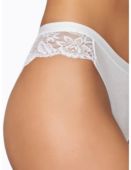 Slip Brasiliana Donna Vita Bassa Viscosa Pizzo Marlene 14371
