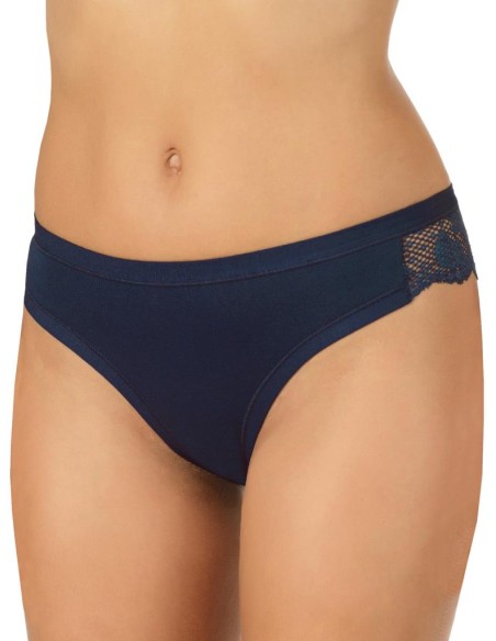 Slip Brasiliana Donna Vita Bassa Viscosa Pizzo Marlene 14371