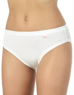 Slip Donna 100% Puro Cotone Vita Media Costine Marlene 14471