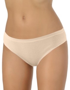 Slip Donna Vita Bassa Puro Cotone 100% con Elastico Esterno