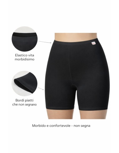 Boxer Mutanda Donna con Gamba Cotone Elastico Marlene 13945