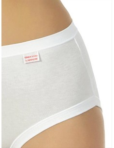 Slip Donna Puro Cotone 100% Vita Alta Costine Marlene 14543 2