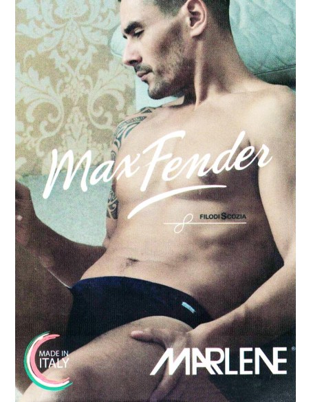 Boxer uomo Filo di Scozia Gamba Lunga e Apertura, Max Fender