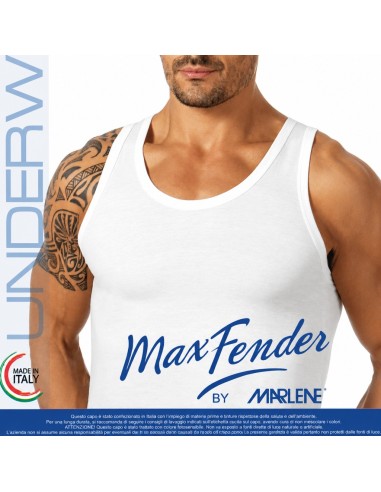 Canotta Uomo Spalla Larga 100% Puro Cotone, Marlene 30532