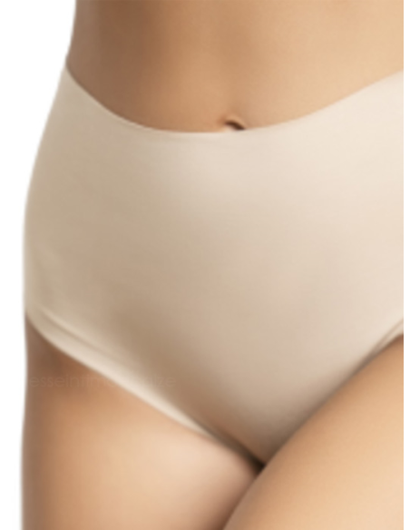 Culotte Donna Vita Alta Invisibile Cotone Rossoporpora 5500 