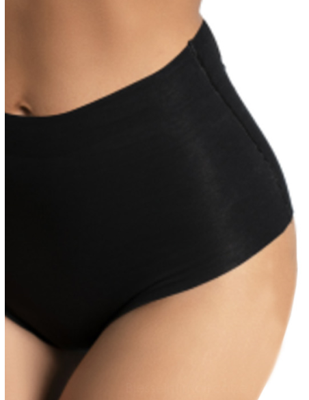 Culotte Donna Vita Alta Invisibile Cotone Rossoporpora 5500 
