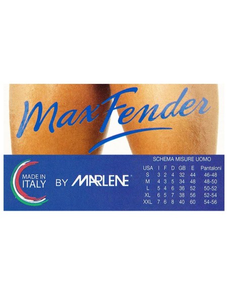 Boxer Uomo Gamba Lunga in Cotone con Bordi Piatti Max Fender