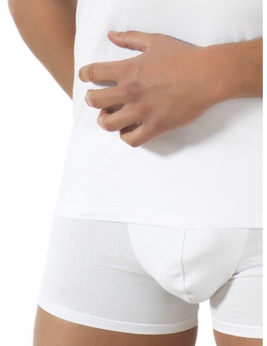 Maglia uomo 100% cotone collo a V manica corta Marlene 30513