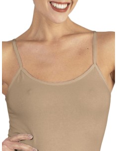 Top donna spalla stretta cotone elasticizzato, Marlene 52718 2