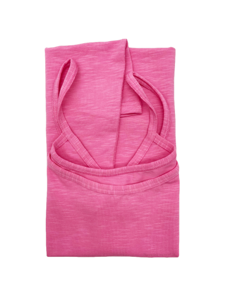 Top donna spalla stretta cotone elasticizzato, Marlene 52718