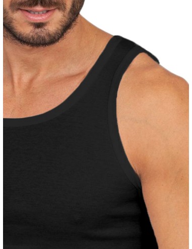Canotta Uomo Spalla Larga 100% Puro Cotone, MaRe 3286