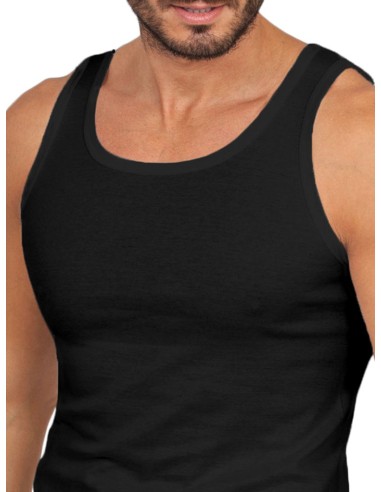 Canotta Uomo Spalla Larga 100% Puro Cotone, MaRe 3286