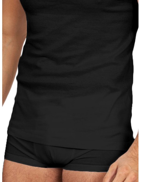 Canotta Uomo Spalla Larga 100% Puro Cotone, MaRe 3286
