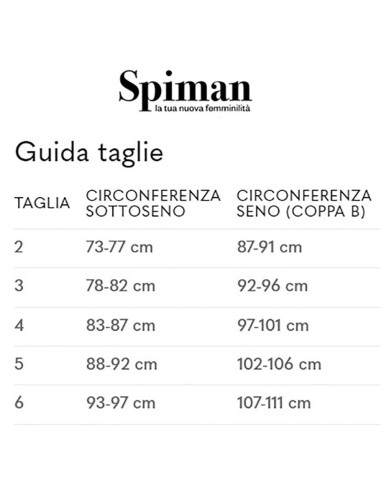 Fascia imbottita Ferretto e Spalline Staccabili, Spiman 2413