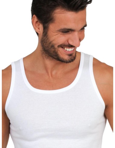 Canotta Uomo Spalla Larga 100% Puro Cotone, MaRe 3286