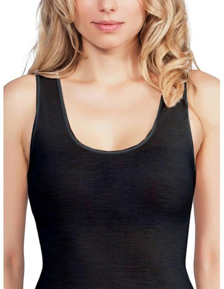 Canotta Donna Micro Lana Merinos Spalla Larga, MaRe 401