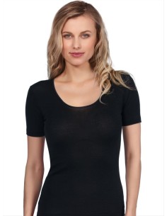 Maglia Donna Micro Lana Merinos Manica Corta, MaRe 402