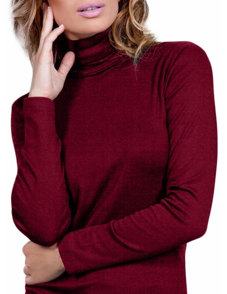 Dolcevita Donna 100% Cotone Manica Lunga, Basic Cotton 655