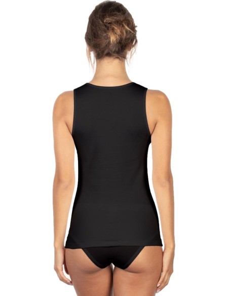 Canotta Intima Donna Cotone Felpato Spalla larga, MaRe 570